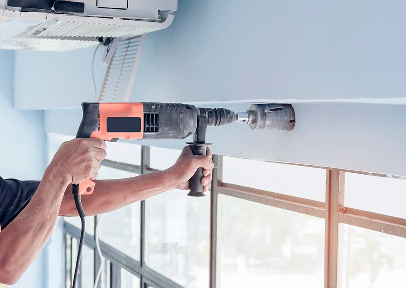 Установка кондиционера 1